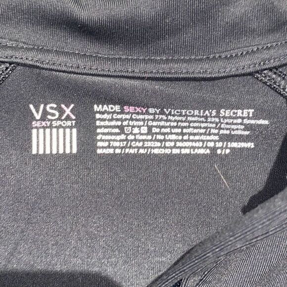 Victoria's Secret VSX Women's Black Full Zip Long Sleeve Athletic Jacket Small - Picture 5 of 7